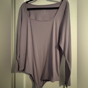 Elegant Lavender Long Sleeve Top